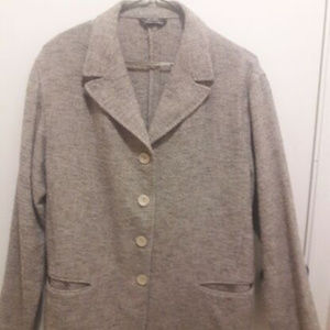 VtgTombolini Alpaca and Wool Button Front Coat